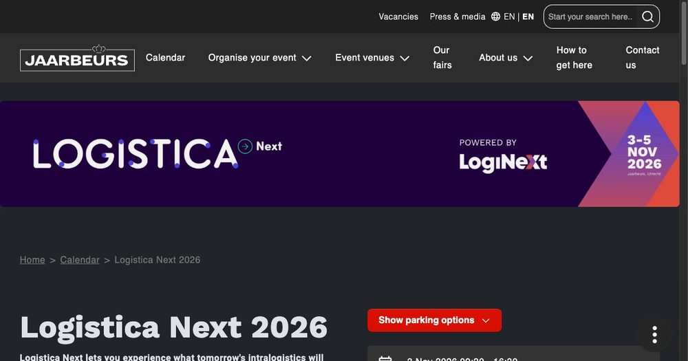 ICT&Logistics 2026 – Utrecht | Dates, Tickets & Exhibitors